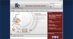 Desktop Screenshot of ife.com.tr